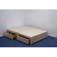 4'0" Small Double 4 Large Drawer Divan Base